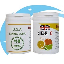 DSM 발포비타민원료(영국DSM분말비타민C+식용베이킹소다), 1개, 370g