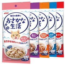 고양이 장건강 올리고당 파우치 5종 반려묘 사료대용 여행시