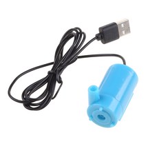 DC 5V 2-3L/min 미니 모터 워터 펌프 용으로 구동되는 미세 하중 수상 펌프 어항 어항 USB, 푸른