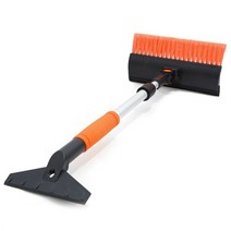 CH1147704 차량용 제설기 빗자루 걸레형 브러시 성에 눈 제거 길이 각도 조절, 3개