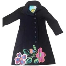 트렌치코트 간절기자켓 Desigual 봄 여성 의류 유럽 미국 프린트 자수 긴 머서 코튼 슬림 트렌치 코트