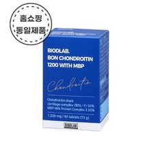 바이오디랩 본 콘드로이친 with MBP 1200mg, 1박스(1개월), 60정