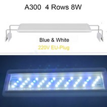 어항 조명 메탈 2자 3자 4자 라이트 거북이 조명등 할로겐 스팟 해수 LED 54, A300-BW EU 플러그