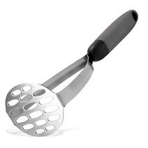 스테인레스 스틸 웨이브 모양 감자 사수 커터 도구 주방 과일 콩 비 푸드 으깬 감자 푸셔 Mashing Maker Ricer, 폴란드_3