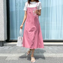여성 아이엠 뷔스티에 민소매 롱원피스
