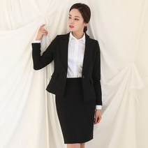 여성면접정장 고급 여자정장세트 투피스 면접룩 공무원 빅사이즈 대학교 과복 XS-5XL(44-120)