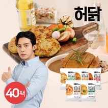 [허닭] 재입고!! 오븐에 구운 닭가슴살 스테이크 100g 5종 40팩, 옵션:04.오븐스테이크 매콤불닭맛 40팩, 상세 설명 참조