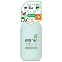 오오미형제사 VERDIO 베르디오 UV 모이스처 젤 N 220g [선크림 젤 얼굴·바디용], 단일