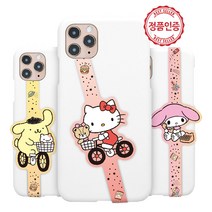 헬로키티 우주여행 핸드폰 스트랩 폰루프 핑거스트랩 우체국 정품 마이멜로디 쿠로미 리틀트윈스타 시나모롤 포차코 폼폼푸린, CINNAMOROLL