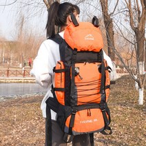 도나샵 등산가방 배낭 아웃도어 대형배낭 90L sh-32858, 오렌지