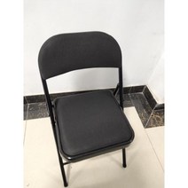 접이식 의자 가정용 사무실 회의 의자 캐릭터, 블랙