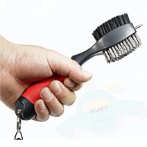 J.ROM 양면 골프 클럽 브러쉬 골프클럽세척기, 색상랜덤발송