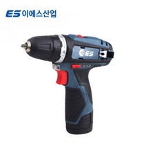 ES산업 충전드릴 드라이버 LD1012 배터리2개, 1개