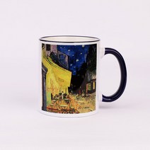 [천삼백케이] [북키스] BooKiss Mug 명화 머그컵 - 고흐-카페 테라스, 단품
