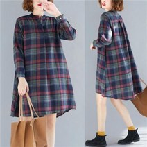 베리위시 국내배송 디프 체크 롱셔츠 여성셔츠 루즈핏셔츠 셔츠