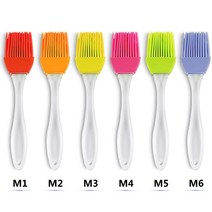 캔디 컬러 실리콘 오일 과자 굽기 케이크와 바베 큐에 대 한 브러쉬