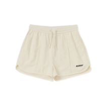 [국내 매장판] 널디 스몰 로고 우븐 돌핀 쇼츠 아이보리 365519