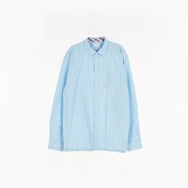 (교복아울렛) 블루 스트라이프 셔츠 (김포중)