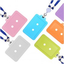 케이스 국산 실리콘 목걸이 사원증 신분증 명찰 출입증, 14[G029]A타입 목걸이