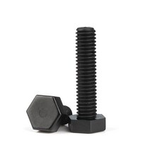 M6 20개 블랙 나일론 육각 볼트 플라스틱 헥사곤 헤드 절연 전기 스패너, M6 (20개), 50mm