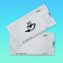 업소용물티슈 생분해 무지 1000매 미니 종이 물티슈 제작 무료디자인 예쁜 카페물티슈, 플러셔블원단(40g), 주문제작_컬러1도