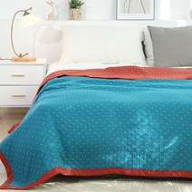 면 6겹 + 실크 거즈 타월 이불 담요 모던 심플 솔리드 컬러 여름 성인 더블 낮잠 레저 에어컨 담요