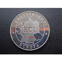 네덜란드 1992 1ECU를 기념하는 유럽 연합 조약 체결 희귀동전 동테크 행운의주화 기념주화