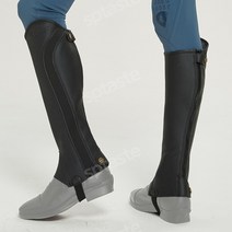 승마하프챕스 다리 보호대 용품 기구 승마챕 정강이 보호, M-32.5CM종아리둘레