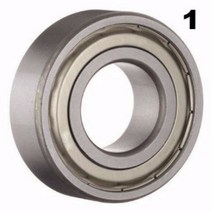 One (1) R8ZZ Shielded Bearing 1/2 x 1-1/8 x 5/16 Inch Ball Bearings/Pre-Lubricated, 1