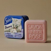 라사본느리드니옹 천연 프랑스 클렌징 세안 장미 향수 비누, 케이스선택:03.노란지붕위 고양이(30487)