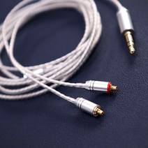 센퍼 무산소 은도금 MMCX 케이블, 실버 MMCX