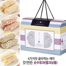 하늘한과 순수유과 찹쌀 조청 4종 세트, 600g, 1세트