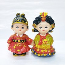 한국 전통 마블인형 한복인형(소) 조선 왕 왕비 외국인 홈스테이 유학 어학연수 선물