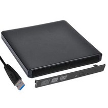 디비디플레이어 블랙 메탈 9.59.0mm usb 3.0 외부 광학 드라이브 인클로저 sata cddvd 노트북 창 mac 용 블루 레이 드라이브 케이스, 9.5mm DVD RW