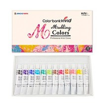 종이나라 비비드 마블링 물감 물감놀이 12색 12ml, 단품