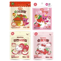 핑크퐁 순사과랑 요거트딸기랑 헬로키티 천연사과칩 순딸기랑 뽀로로 동결건조 아이과자, 뽀로로-요거트딸기