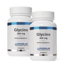 더글라스랩 글리신 500mg 글라이신 아미노산 60정 Douglas Labs Glycine, 2개