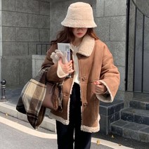 뽀글이무스탕 양면무스탕 양털무스탕자켓 2col ctby4578