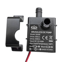 소형수중펌프 미니 방수 워터 펌프 DC 12V 4.2W 240L/H 브러시리스 마이크로 멤브레인 잠수정 태양열 분수 수족관