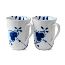 로얄코펜하겐 블루 플루티드 접시/볼/찻잔 4664075764, 머그컵 330ml 2개세트 /1255592