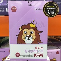[코스트코] 구매대행 WELKEEPS 웰킵스 황사 마스크 KF94 대형30매 흰색, 확인완료
