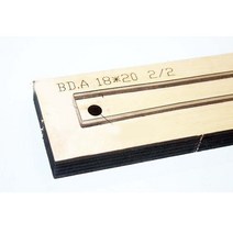 우드카빙키트 일본 철강 블레이드 2 개/대 DIY 가죽 템플릿 시계 벨트 나무 죽을 나이프 금형 스텐실 4 모, 16 D  20-22mm