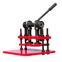 다이모공구 가죽공예 가죽펀칭 사주식 컬러철형핸드프레스, 사주식 철형핸드프레스(레드)