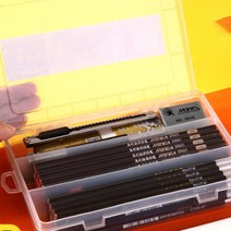 스케치 종합 필통 연필 전공자 미술 드로잉 플라스틱 보관함, 단품, 단품