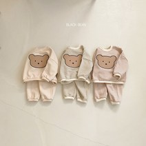블랙빈 22봄신상 ﻿﻿﻿﻿﻿﻿바게트세트 아기 키즈 상하복 세트 유아 아동 남아 여아 어린이집 유치원 등원룩