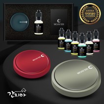 모아베르 프리미엄 고급 방향제 세트 리필 자동차 명품 신차 새차 차량선물 송풍구 디퓨저, 체리레드 : 시트러스 라임, 선택없음