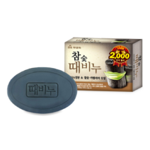 각질제거 때비누 AHA추출물 노폐물제거 미용비누, 무궁화 참숯때비누1개