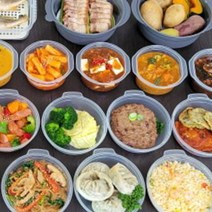 맘쉴드 렌지 간편쿡 전자레인지 전자렌지 용기 냉동밥 밀폐용기, 64p, 1개