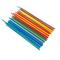 50pcs 용접 막대 PPR PP PVC 플라스틱 자동차 범퍼 수리 용접기 스틱 키트 폴리 프로필렌 핸드 툴 납땜 세트, 하나, 여러 가지 빛깔의, 50개