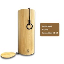 코시차임 대나무 바람 종소리 Windchime 윈드 벨 야외 정원 파티오 홈 장식 명상 휴식 코드 G-B-D-C, 01 C Chord